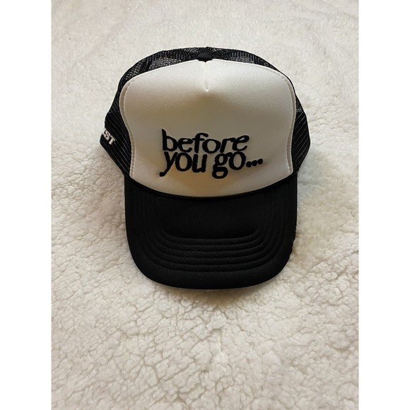 Blxst Exclusive Vip Tour Merch Mesh Trucker Hat Cap Snapback Black White EUC - Picture 1 of 5
